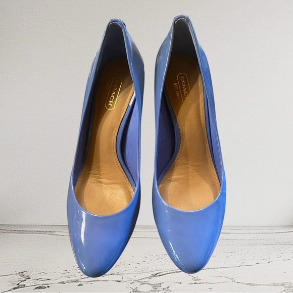 Coach Blue Heels - Picture 8 of 9
